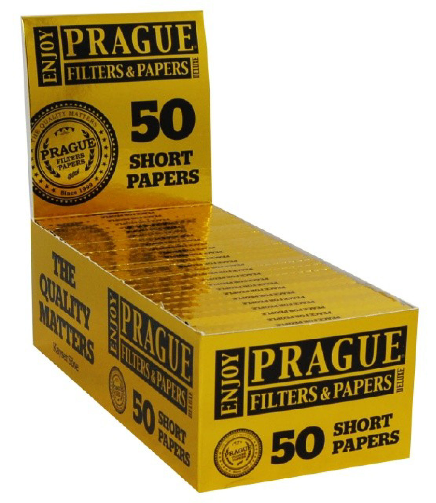 Prague Filters and Papers - Krátké papírky regular - box 50 ks